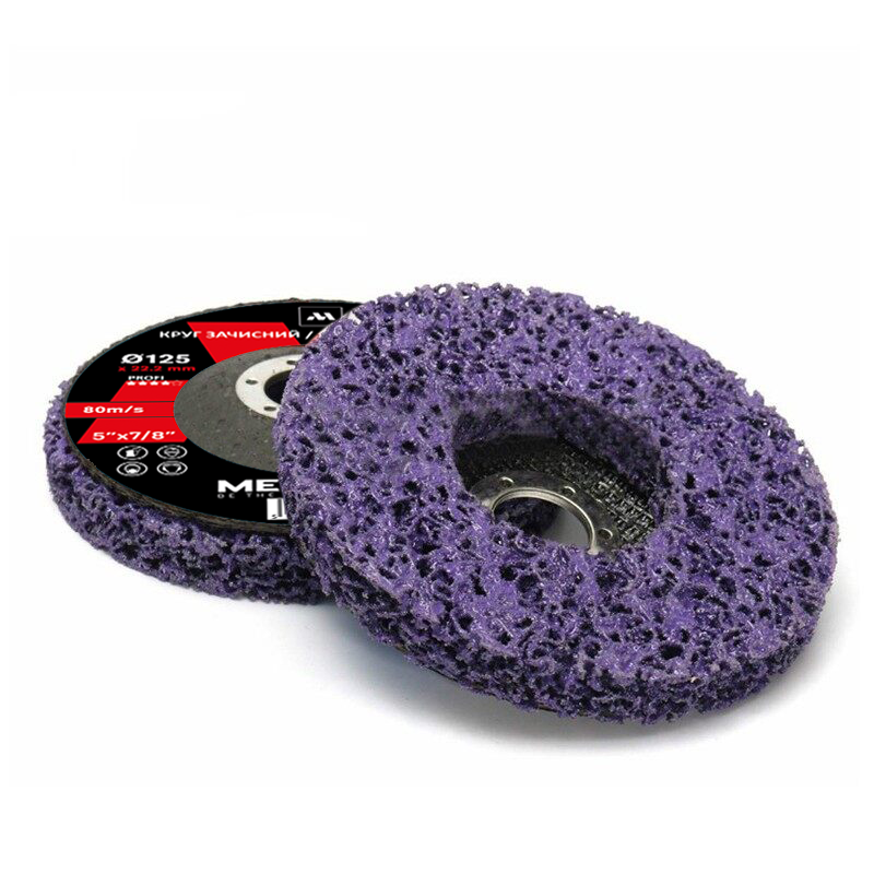 Круг шліфувальний з нетканого матеріалу "Корал" 125х22.23 мм фіолетовий PROFI Mercury